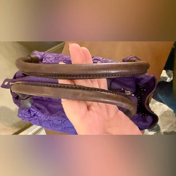 Kate Spade Purple Quilted Shoulder Bag - Picture 8 of 14